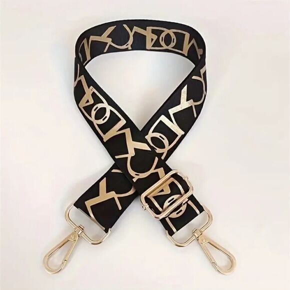 Adjustable Crossbody Bag Strap, Geometric Pattern Strap accessories bags - Picture 7 of 9